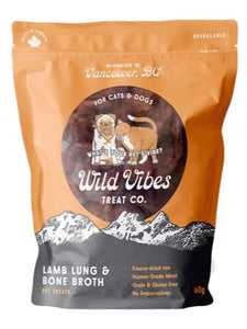 Wild Vibes Treat Co. Lamb Lung & Bone Broth