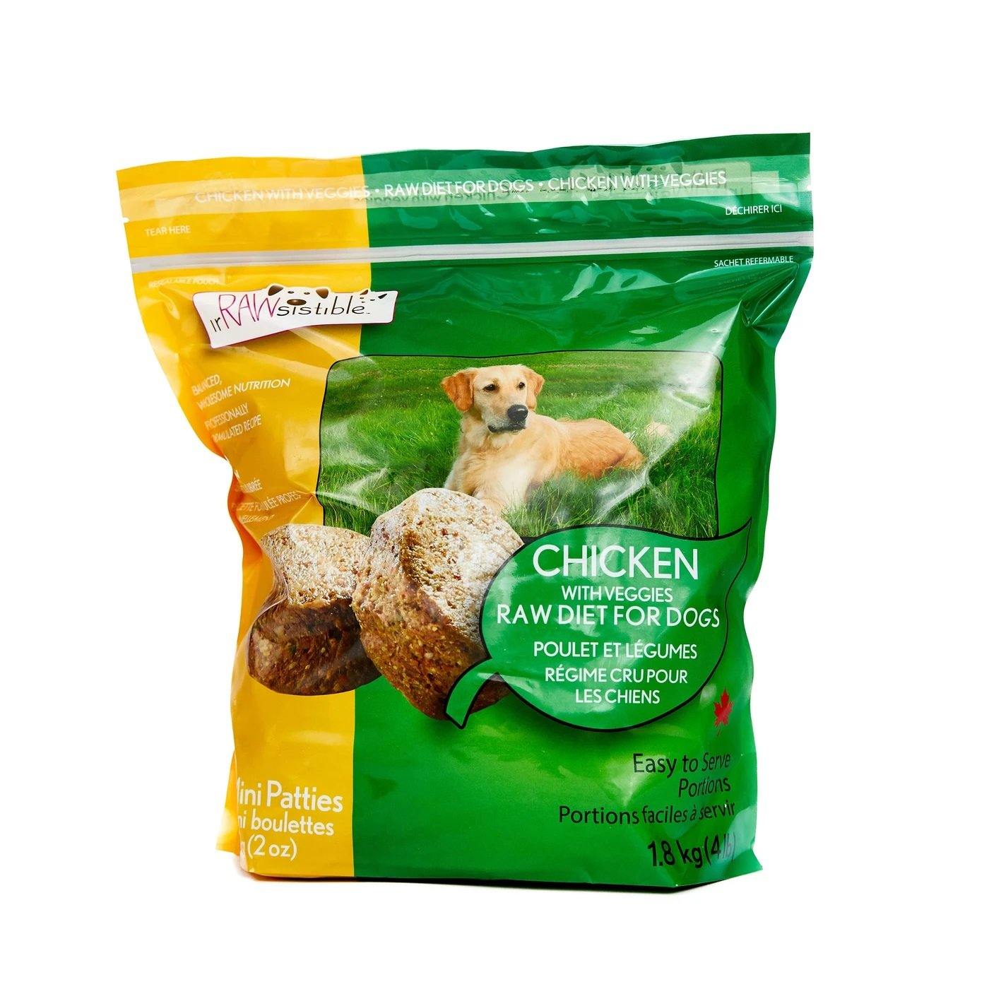 Green dog grain free chicken with vegetables 2025