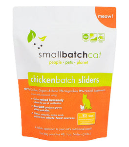 SMALLBATCH Cat Frozen Chicken Sliders 3lb