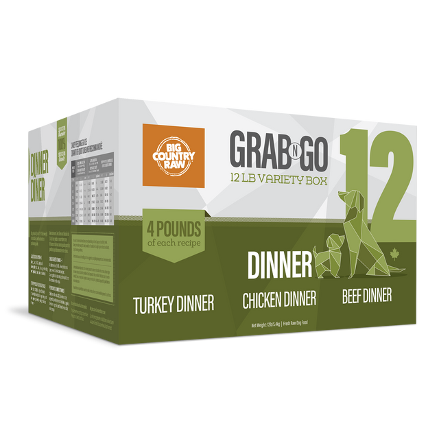 Big Country Raw Grab N Go Dinner 12lb
