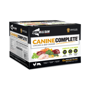 Iron Will Raw Dog Complete Chicken & Beef Dinner 6/1 lb