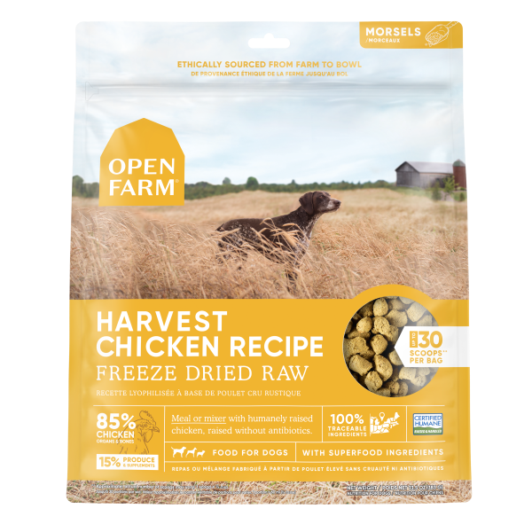 Open Farm Dog Freeze Dried Raw Harvest Chicken