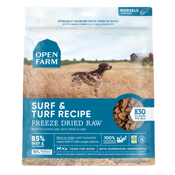 Open Farm Dog Freeze Dried Raw Surf & Turf