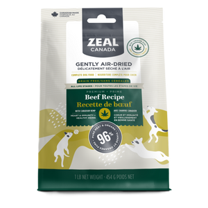 Zeal Canada Dog GF Air-Dried Beef & Hemp 454 g