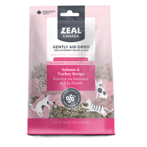 Zeal Canada Cat GF Air-Dried Salmon & Turkey 400 g