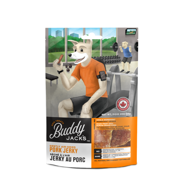 Buddy Jack's Dog Treats GF Pork Jerky 56 g