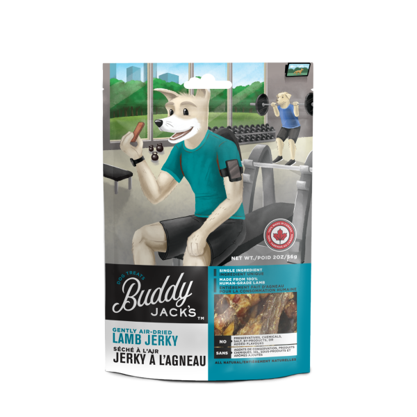 Buddy Jack's Dog Treats GF Lamb Jerky 56 g