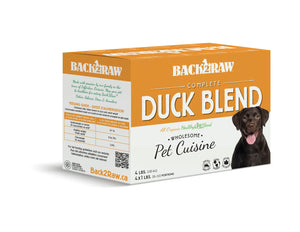 BACK2RAW Complete Duck Blend 4LB BOX (3 PACK)