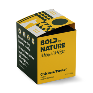 Bold by Nature Dog Mega Chicken Patties