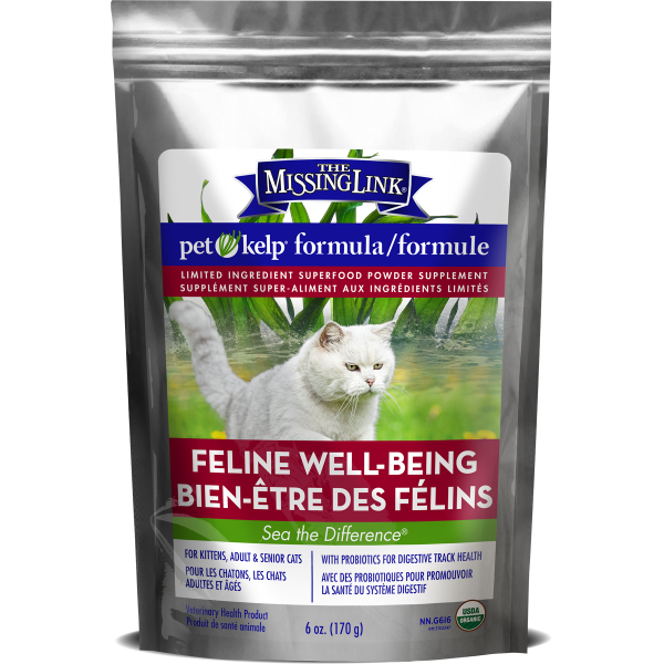 The Missing Link Pet Kelp Organic Feline Well-Being 6oz