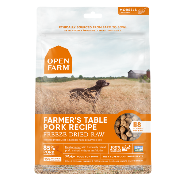 Open Farm Dog Freeze Dried Raw Farmer's Table Pork
