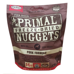 Primal Dog Freeze Dried Pork Nuggets
