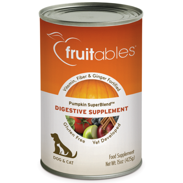 Fruitables Dog/Cat Pumpkin Digestive Supplement 425g Can