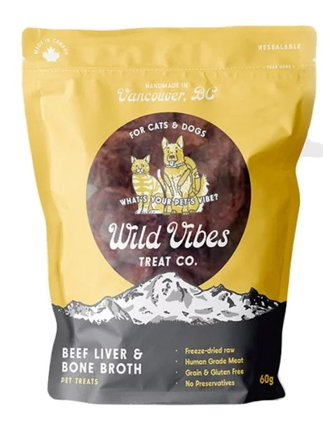 Wild Vibes Treat Co. Beef Liver & Bone Broth