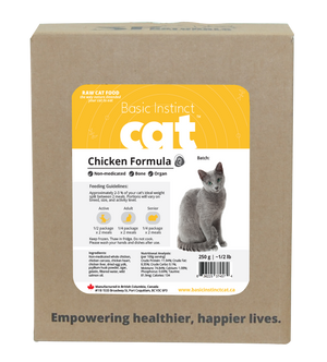 Basic Instincts Cat Non-medicated Chicken Formula w/ Bone 1lb pack