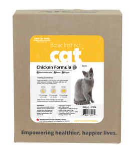 Basic Instincts Cat Non-medicated Chicken Formula w/ Bone 1lb pack