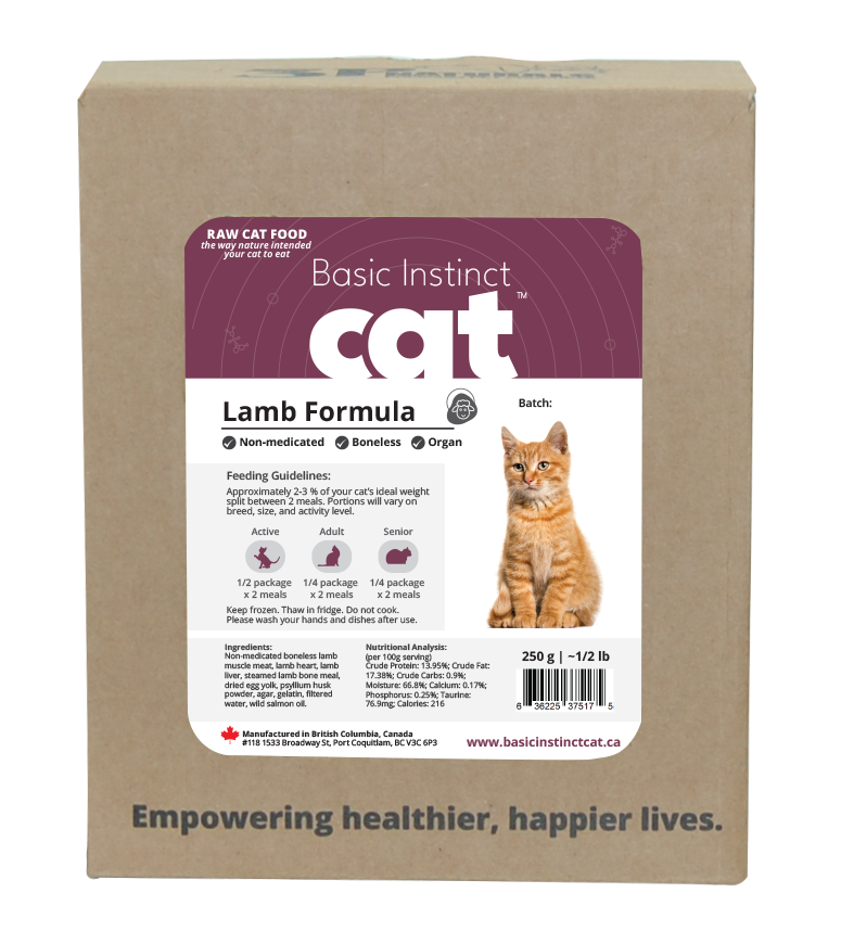 Basic Instincts Cat Non-medicated Lamb Formula (Boneless)