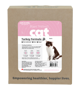 Basic Instincts Cat Non-medicated Turkey Formula w/ Bone 1lb