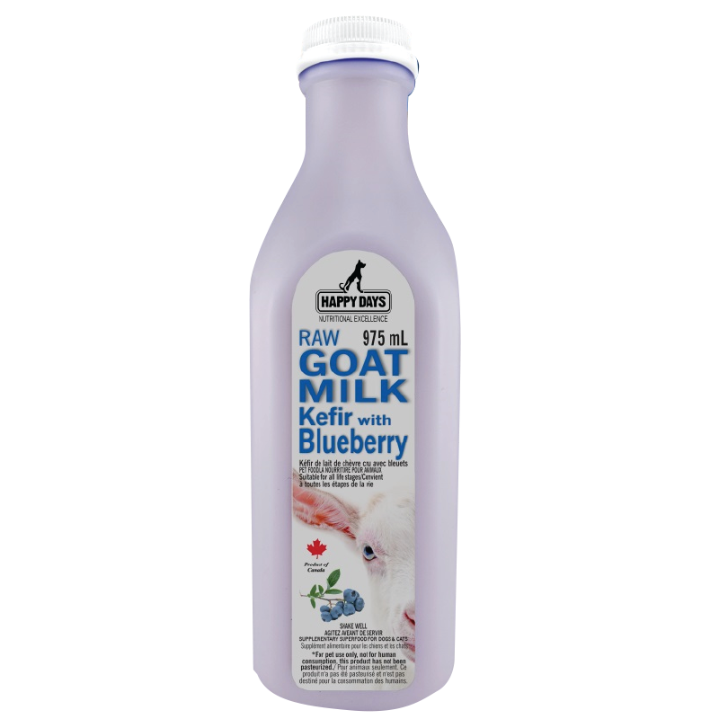 Happy Days Raw Goat Milk Kefir with Blueberry 975ml
