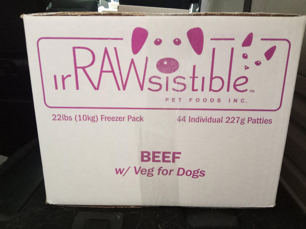 irRAWsistible Beef w/ Veg