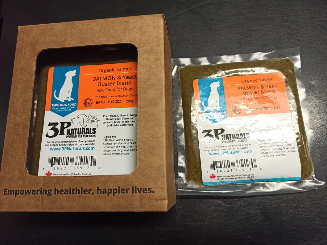 3P Naturals Non-medicated Salmon & Yeast Buster w/ Veg