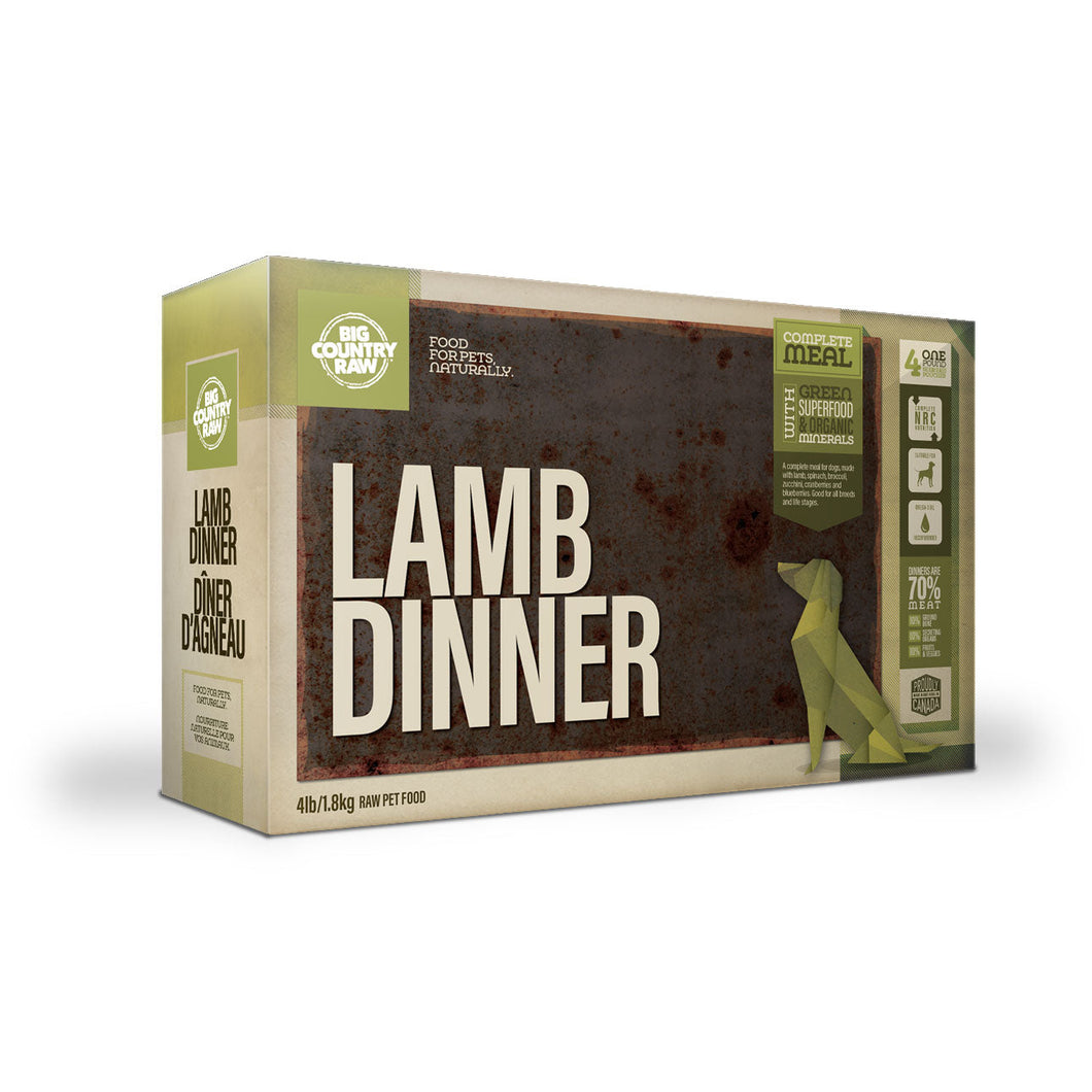 Big Country Raw Lamb Dinner 4lb