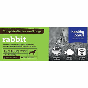 Paws Rabbit Starter Kit Healthy Paws Canine Complete Rabbit Dinner
